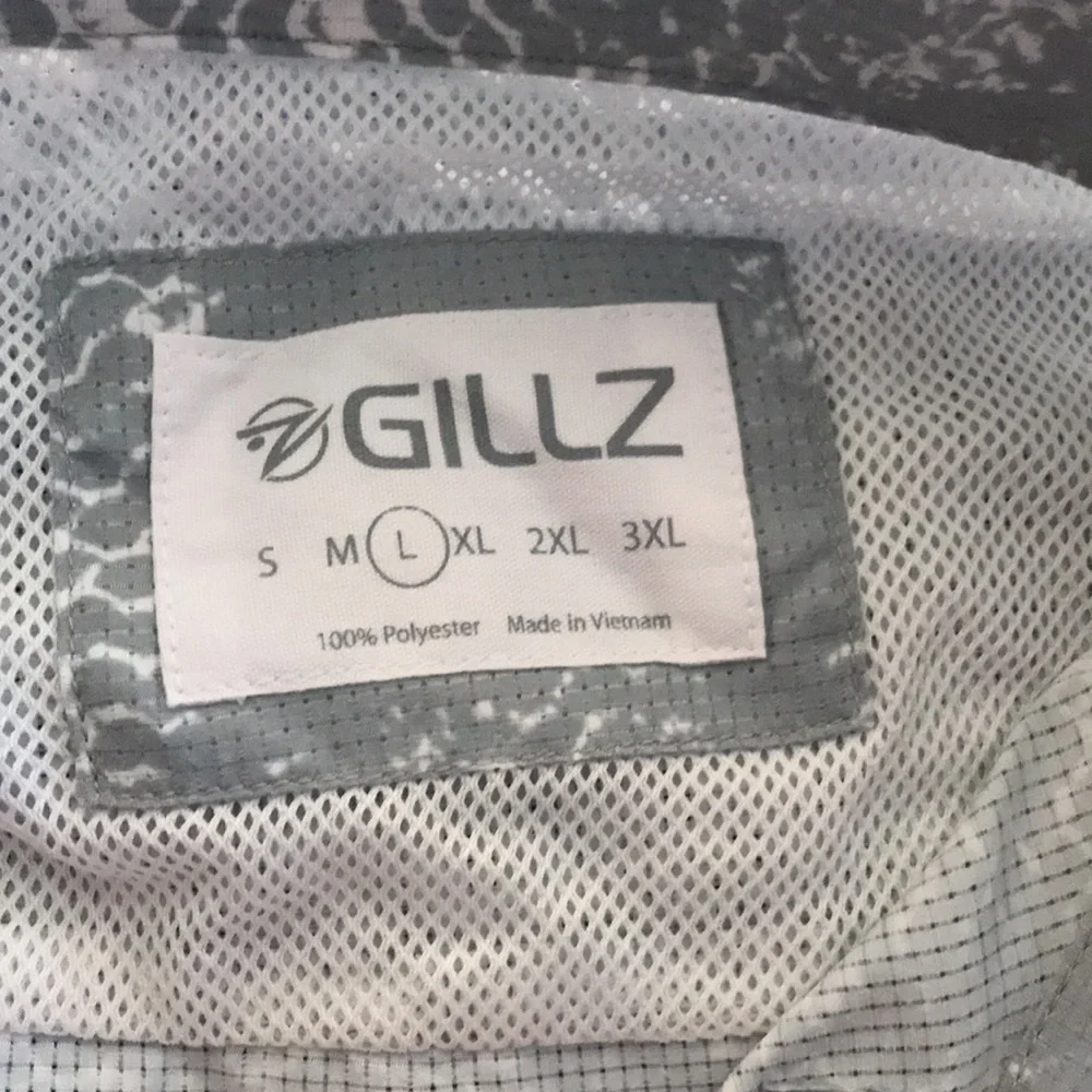 Gillz Men's Flex Mesh Woven Shirt High Rise Grey Grunge NWT - Picture 6 of 8